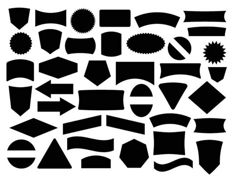 Free Label and Badge Vector Shapes - Free Vector Site | Download Free Vector Art, Graphics ...