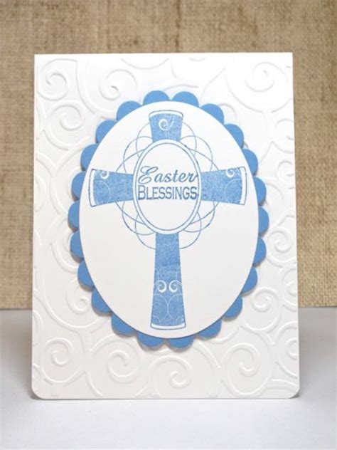 Easter Card Easter Blessings Easter Cross Card Easter - Etsy