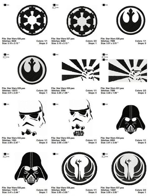 11+ Star Wars Machine Embroidery Designs - R B