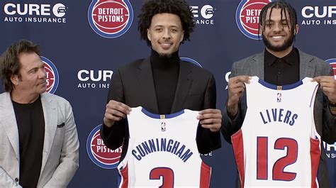 Detroit Pistons reveal jersey numbers for four draft picks - DSN