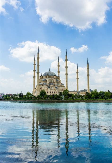 Beautiful Sabanci Mosque in Adana, Turkey Stock Photo - Image of anatolia, detail: 103159844