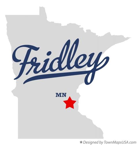 Map of Fridley, MN, Minnesota