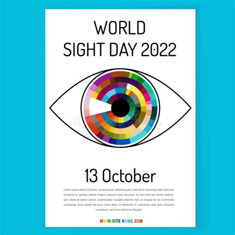 World Sight Day Poster. Vertical Vector Illustration Stock Vector ...