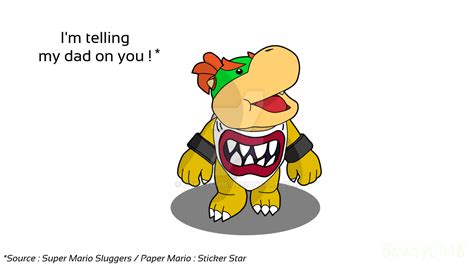 [Bowser Jr.] I'm telling my dad on you ! by BowsyCh16 on DeviantArt