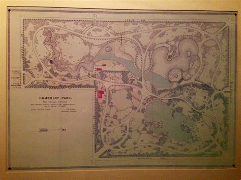 Image: 1885 Humboldt Park Map personal photograph, by myself, of my map