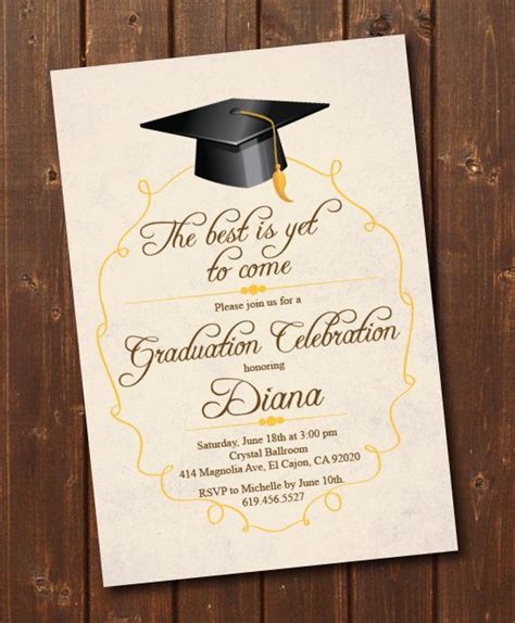 Contoh formal invitation graduation ceremony