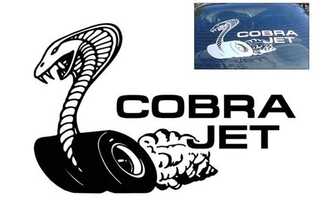 Mustang Cobra Jet Decal - 16 | Mustang cobra jet, Mustang, Mustang cobra