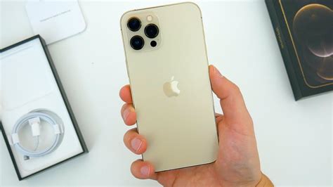 iPhone 12 Pro Max Unboxing & First Impressions (Gold) - Apple's BIGGEST ...