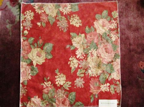 Ralph Lauren Cotton Fabric Morrison Floral Red Sample 25 x | Etsy | Ralph lauren fabric, Cotton ...