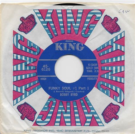 BOBBY BYRD – Funky Soul Pt1&2 – KING – Spirit Records