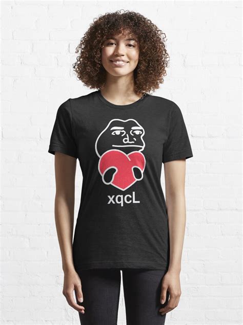 "XQC Merch XQCL Heart" T-shirt by MaherCoShop | Redbubble