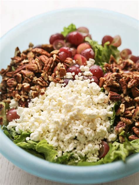 Green Salad with Grapes and Pecans - Pip and Ebby