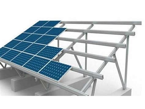 Solar mounting Frame Railing, L Foot, End Clamp, Mid Clamp Solar panel system, Commercial ...