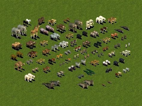 Zoo Tycoon Complete Collection All Land Animals by ReynaldoOktaviano on ...