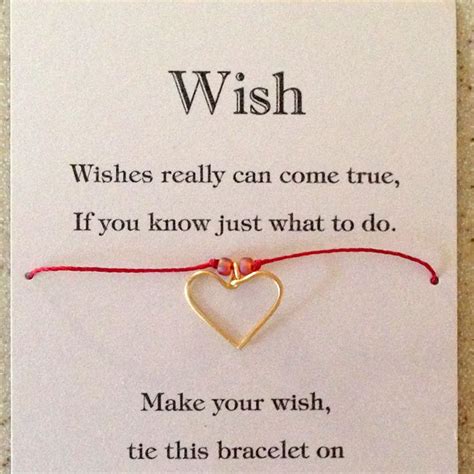 Diy Wish Bracelet Cards