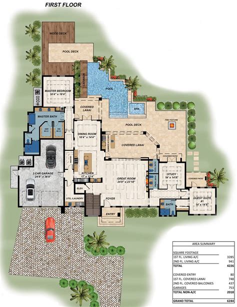 Luxury Modern Mansion Floor Plans – Two Birds Home