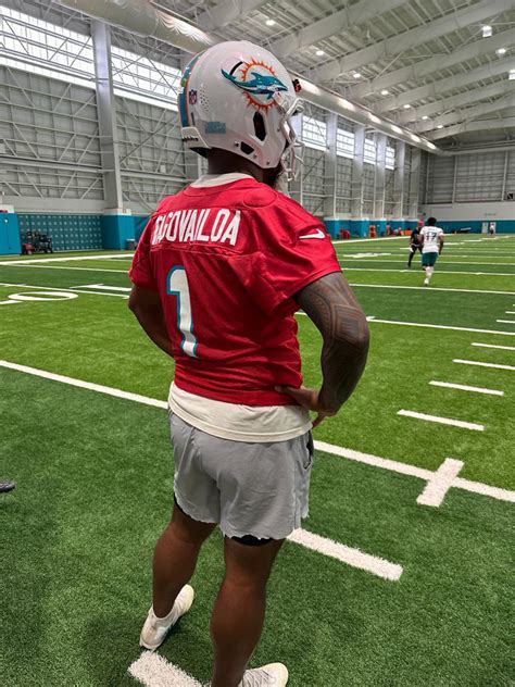 Dolphins QB Tua Tagovailoa Shows Off New Full Tribal Sleeve Tattoo (PICS)