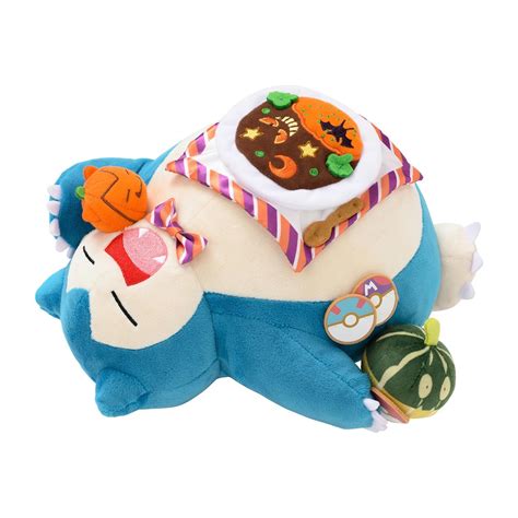 Pokemon Center Official Plush - Snorlax (Pumpkin Banquet Halloween 2021 ...