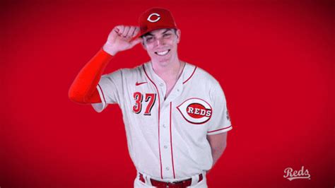 Tyler Stephenson GIF by Cincinnati Reds - Find & Share on GIPHY