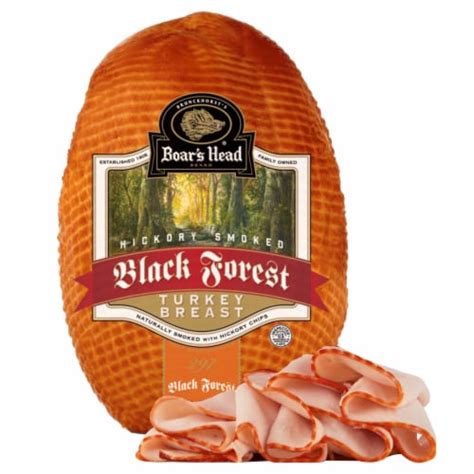 Boar's Head Hickory Smoked Black Forest Turkey Breast, 1 lb - Fry’s ...