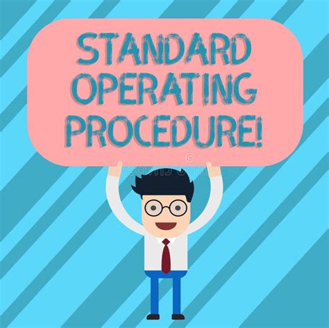 Word Writing Text Standard Operating Procedure. Business Concept for ...