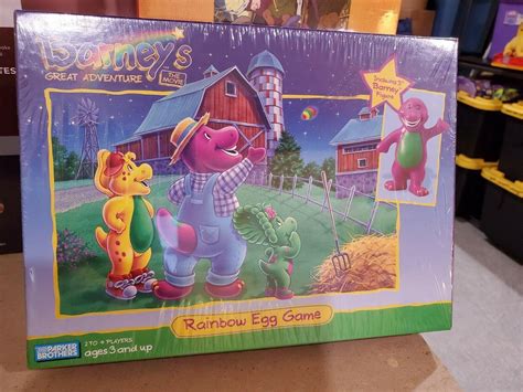 Barney's Great Adventure Rainbow Egg Game New 1998 | #3882682252