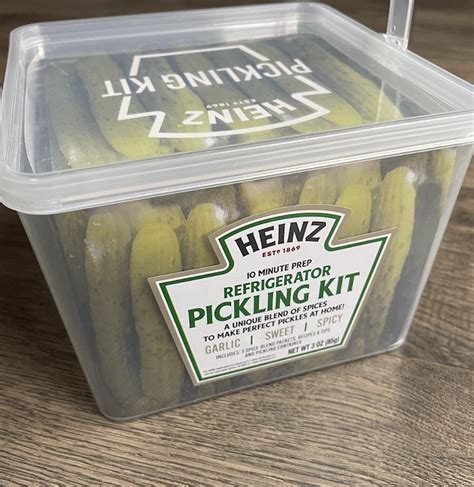 Heinz Released a Pickling Kit That Lets You Turn Your Cucumbers Into ...