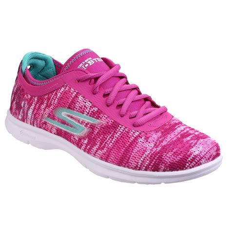 Skechers Womens Pink Go Step Walking Shoes SK14200