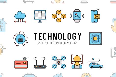 Technology Vector Free Icon Set - GraphicSurf.com