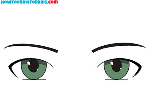 How to Draw Anime Eyes - Easy Drawing Tutorial For Kids