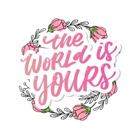 Premium Vector | Inspiration quotes lettering. motivational typography ...