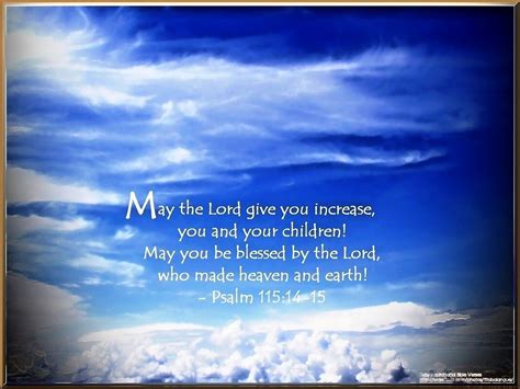 37: Daily Inspirational Bible Verse | Psalm 115:14-15 ------… | Flickr