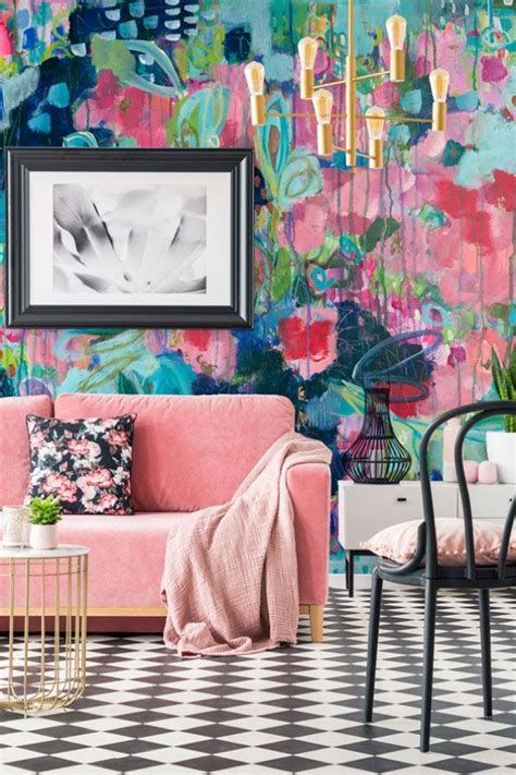 Maximalist Decor Ideas | Bold Wallpaper Murals | Interior murals, Mural wallpaper, Unique wallpaper