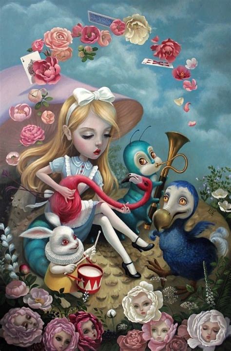 Xue Wang Alice In Wonderland Artwork, Arte Lowbrow, Images Disney, Alice Madness, Arte Obscura ...