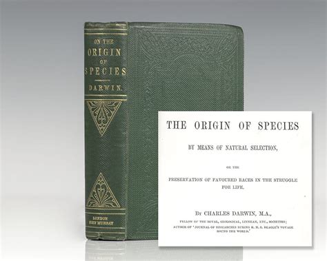 Charles Darwin Origin Of Species First Edition