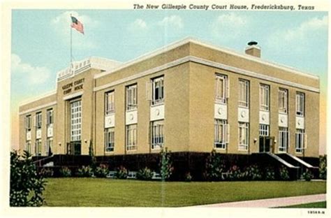 Gillespie County Courthouse Fredericksburg Texas.