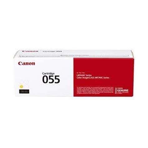 Canon 055-Yellow Class OEM, For Printer, Compatible Model Name/Number ...