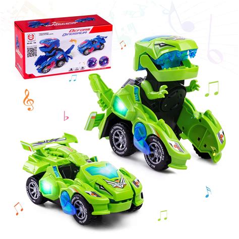 Buy Highttoy Transforming Dinosaur Toys for 3-7 Year Old Boys Girls ...