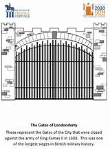 Colouring Pages Gates sketch template