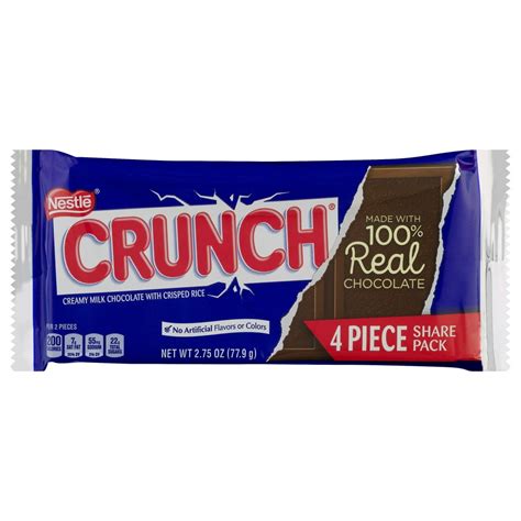 NESTLÉ CRUNCH Candy Bar 2.75 oz. Bar - Walmart.com - Walmart.com