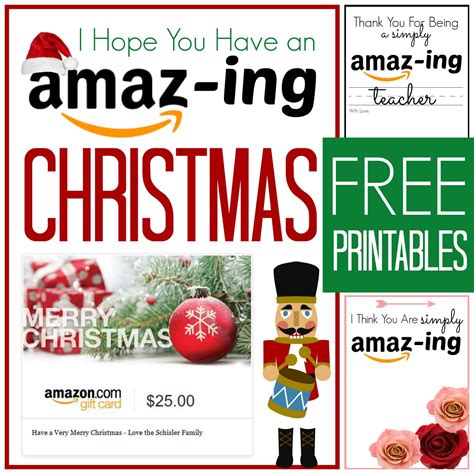 FREE Amazon Gift Card Printable Cards