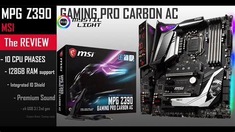 Buy Msi MPG Z390 GAMING PRO CARBON AC Motherboard at Lowest Price ...