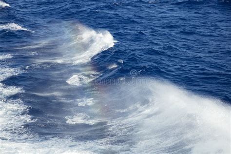 Sea Spray Rainbow stock image. Image of spray, refraction - 9981839