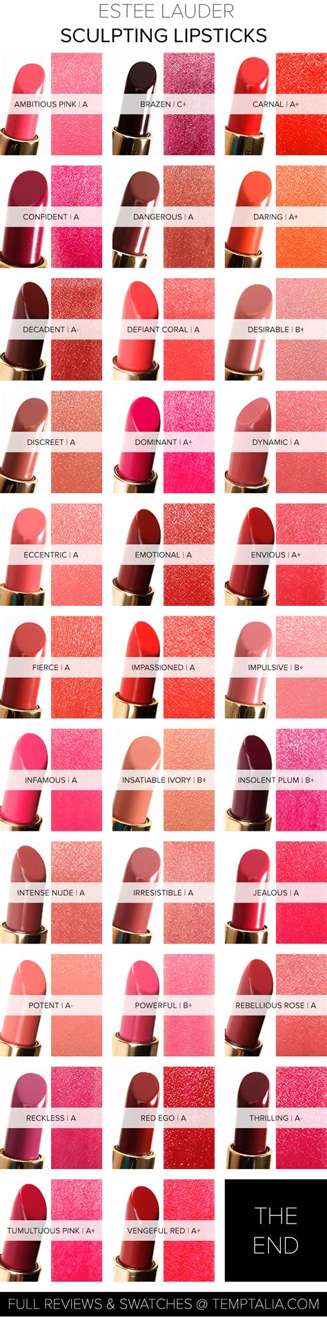 Round-up: Estee Lauder Pure Color Envy Sculpting Lipstick Overview & Thoughts