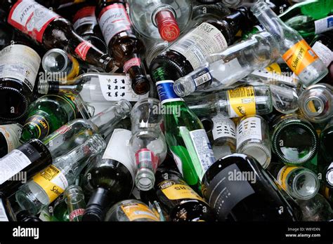 Empty alcohol bottles house hi-res stock photography and images - Alamy