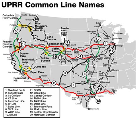 Passenger Train Lines Usa Map