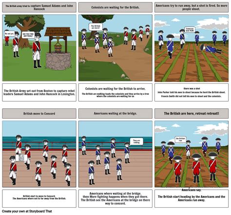 Lexington and Concord Storyboard von eacce470