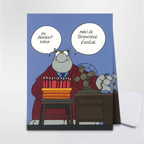 Carte d'anniversaire humoristique : on devient vieux