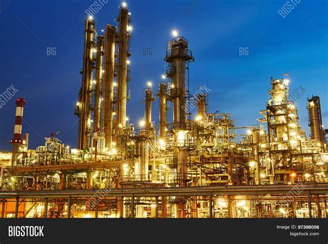 Oil Refinery Plant Petroleum Image & Photo | Bigstock