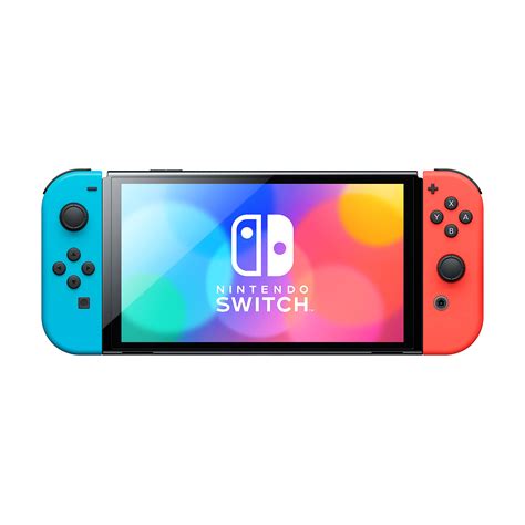 Nintendo Switch (OLED Model) - Neon Red & Neon Blue Joy Con (UAE Version)- Buy Online in Sri ...